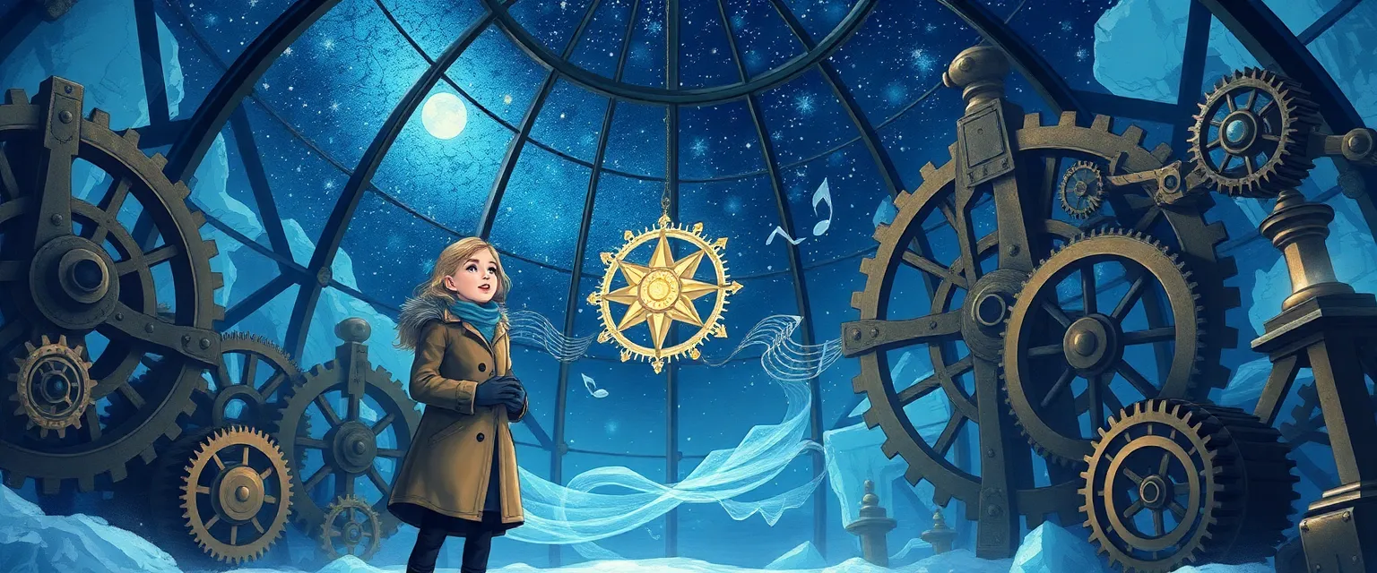 A girl named Luna plays the Star Bell, bringing the giant celestial clockwork back to life.